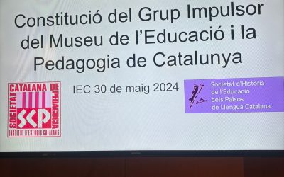 Acte de constitució del G I del museu de l’Educacio i la Pedagogia de Catalunya