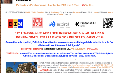 Ja disponibles els vídeos de la 14a trobada de Centres Innovadors de Catalunya