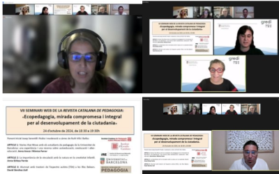 VII Seminari Web de la Revista Catalana de Pedagogia «Ecopedagogia, mirada compromesa i integral per al desenvolupament de la ciutadania»: