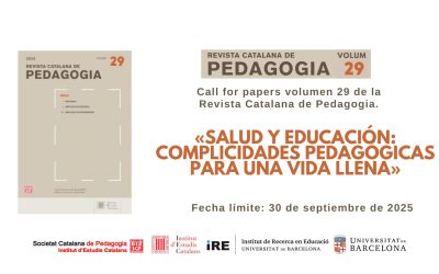 Call for papers: Revista Catalana de Pedagogia