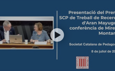 Premi SCP de Treball de Recerca 2024: Aran Mayugo i la conferència de Mireia Montané